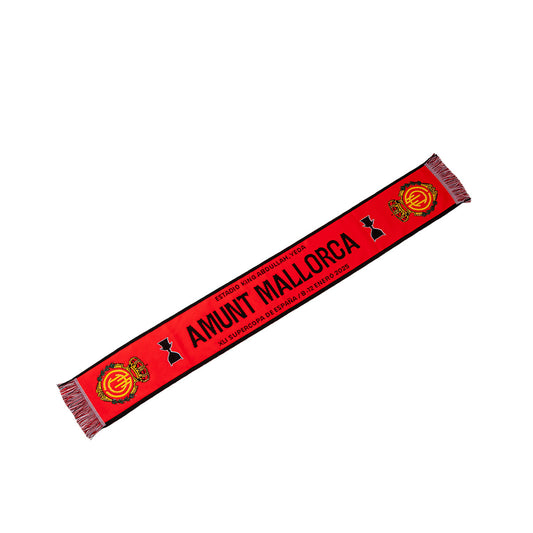 Mallorca Scarf RCD SUPERCOPA Spain 2025 Red (20212) Unisex