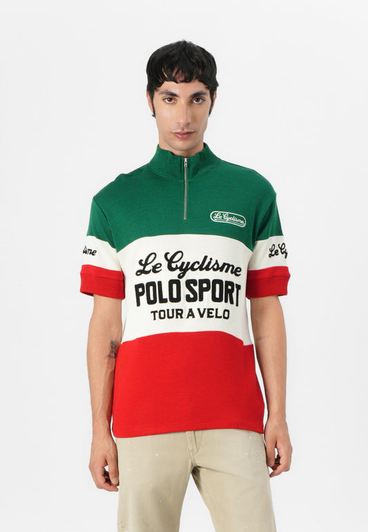 Polo Ralph Lauren SS1/4ZIPM1 SHORT SLEEVE HALF ZIP Multi-Coloured (ZZO2U68DQ-G00) Men