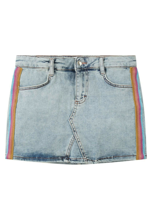 TOM TAILOR Röcke Jeansrock mit Regenbogendetail Girls