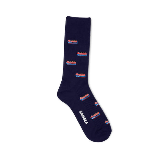 Gambea Socks Txapeldun (1 Pair) Dark Marine (15813606088-DAR) Unisex