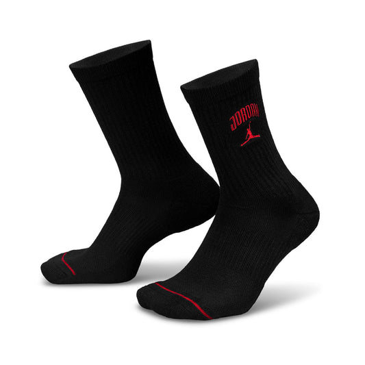 Jordan Socks Everyday Poly Crew (1 Pair) Black (HJ2434-010) Unisex