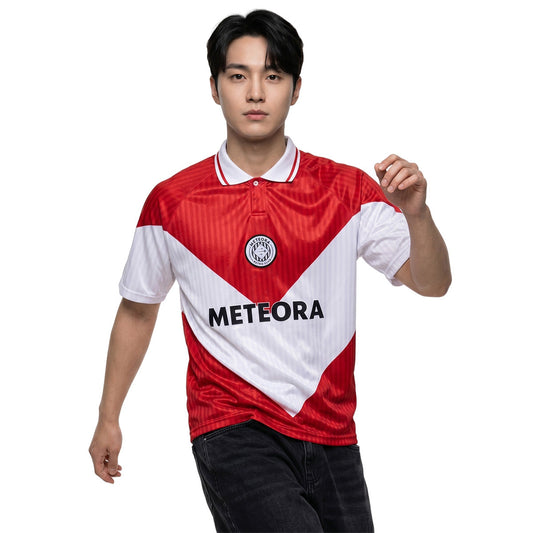 Meteora T-Shirt Hale Retro Football Red (V5RC002-650) Men
