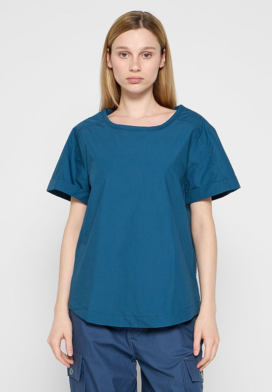 Woven tee wmn s\s Women