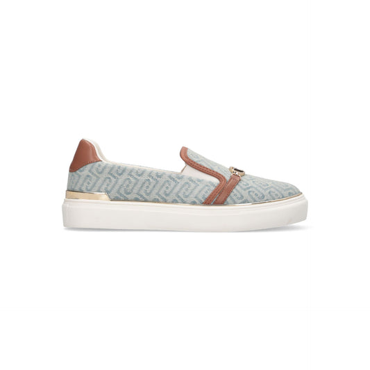 Liu Jo Kiki 02 - Slip On Monogram Denim De (ba6061tx) Women
