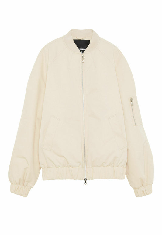 Patrizia Pepe Oversized padded bomber jacket Beige (P1421G06O-B11) Women