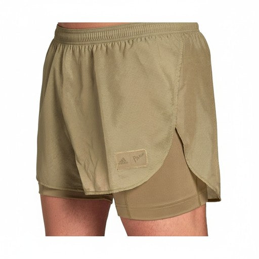Adidas x Parley RFTO 2-in-1 Running Shorts Olive, Men