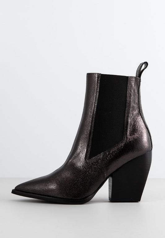 AllSaints RIA CRINKLE BOOT Grey (ZZO2E9P50-C00) Women