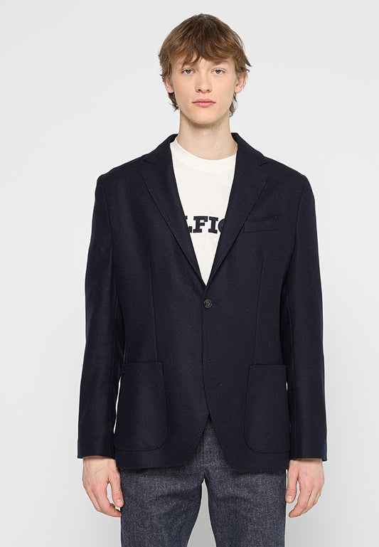 Tommy Hilfiger DC SB FLANNEL BLAZER Dark Blue (ZZO2UVN44-K00) Men