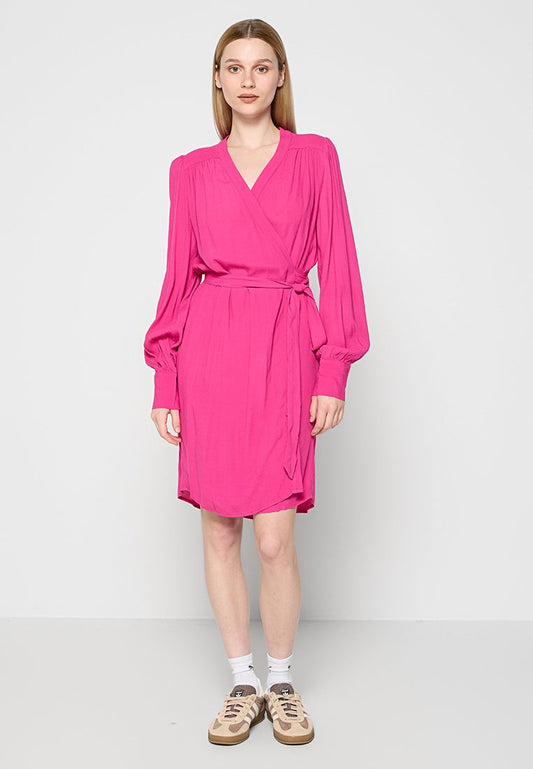 SLFMIRA-ALVA LS SHORT WRAP DRESS Women