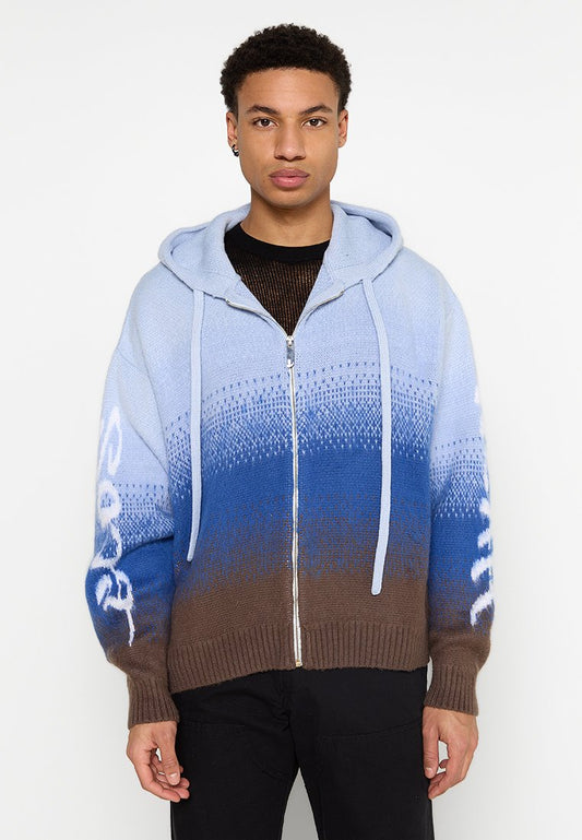 BRUSHED DEGRADE' ZIP UP JACKET Men
