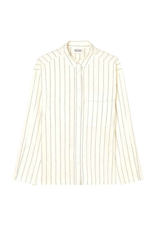 Marc O'Polo ARCHIVE CODE Bluse aus edlem Leinen mit Organic Cotton Women