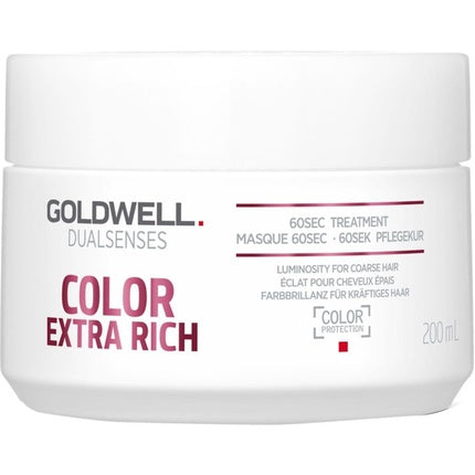 Goldwell Dualsenses Color Extra Rich 60s Treatment Shiny Mask For Colored Hair 60 200ml