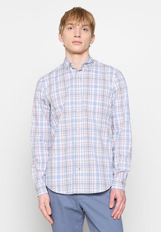 GAP V LS SLIM STRETCH POPLIN Purple (ZZO2KT217-I00) Men