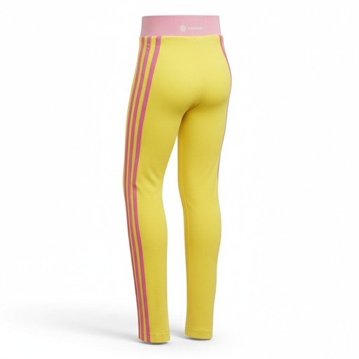 Adidas Girls Yellow Athletic Leggings, Kids