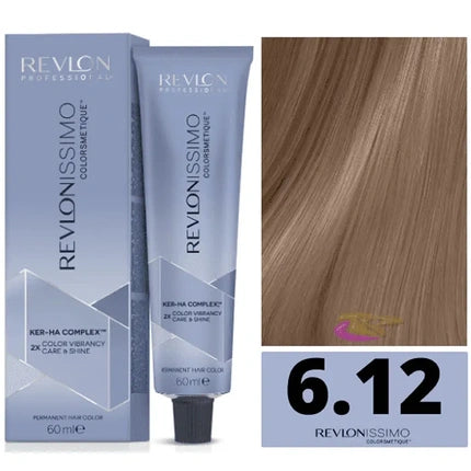 Revlon Professional Revlonissimo Colorsmetique Dark Blonde Iris Ash Hair Color 60ml 6,12