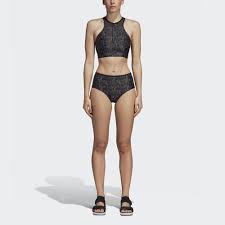 Adidas BIKINI BOTTOM BLACK_GREEN (CZ3710) Women