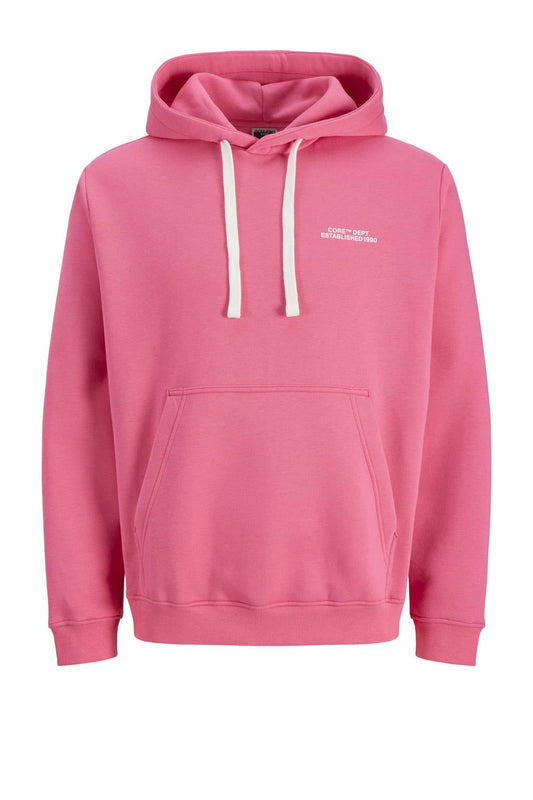 Jack & Jones Core JCOCOVER GRAPHIC HOOD LN Hot Pink (12282973-Hot Pink) Men