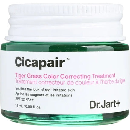 Dr. Jart+ Cicapair SPF 22 Antiredness Face Cream Tiger Grass Color Correcting 50ml