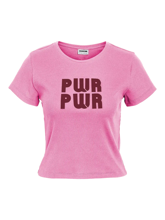 Judy Short Sleeve Baby Tee Fwd Begonia Pink (27037083) Women