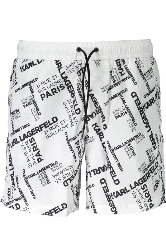 KARL LAGERFELD BEACHWEAR Swimwear (KL20MBM08_EE0B017_BIANCOWHIT) Men