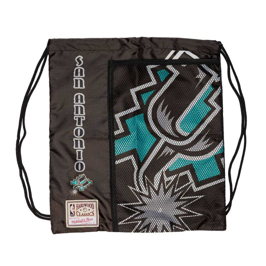 Mitchell & Ness Gym Sack NBA San Antonio Spurs Black (CBTO6267-SASYYPPPBKS) Unisex