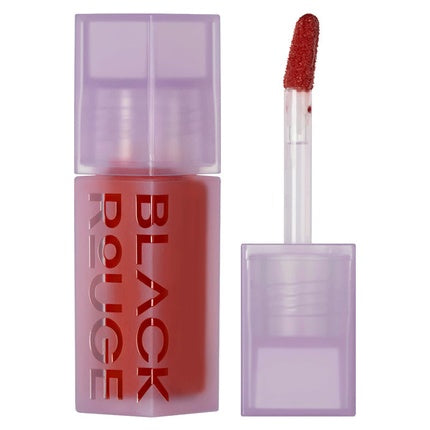 Black Rouge Double Layer Over Velvet Fauvism Red