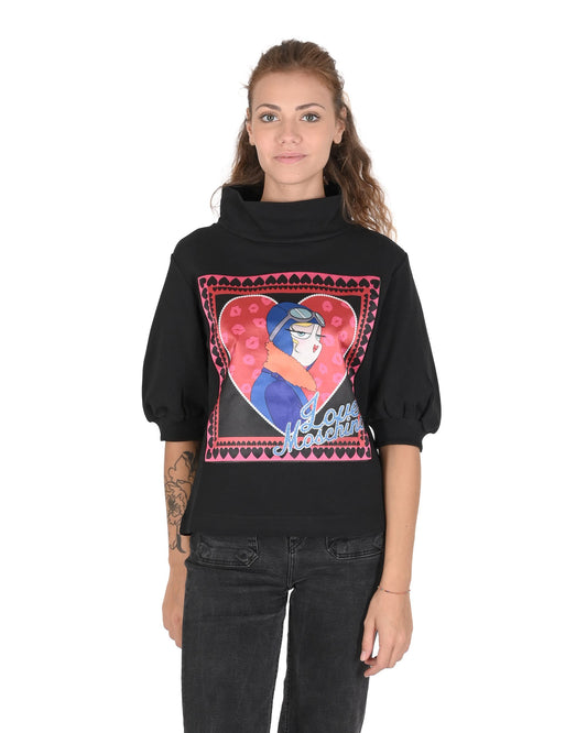 Love Moschino Black Sweatshirt (101681) Women