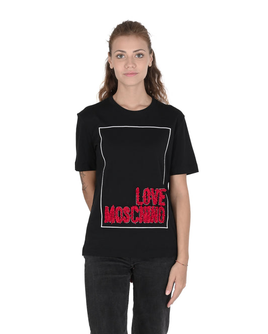 Love Moschino Black T-Shirt (101704) Women
