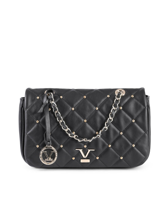 19V69 by VERSACE Black Shoulder Bag (102430) Women