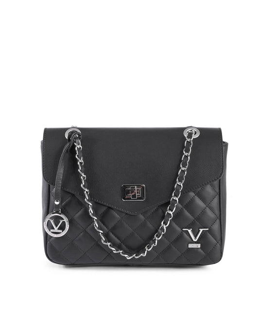 19V69 by VERSACE Black Shoulder Bag (102434) Women