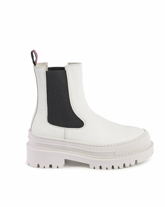 Tommy Hilfiger White Ankle Boots ( 103014 ) Women