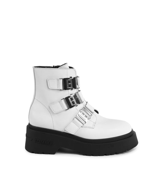 Tommy Hilfiger White Ankle Boots ( 103044 ) Women
