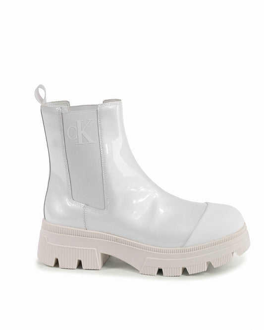 Calvin Klein White Ankle Boots ( 103227 ) Women