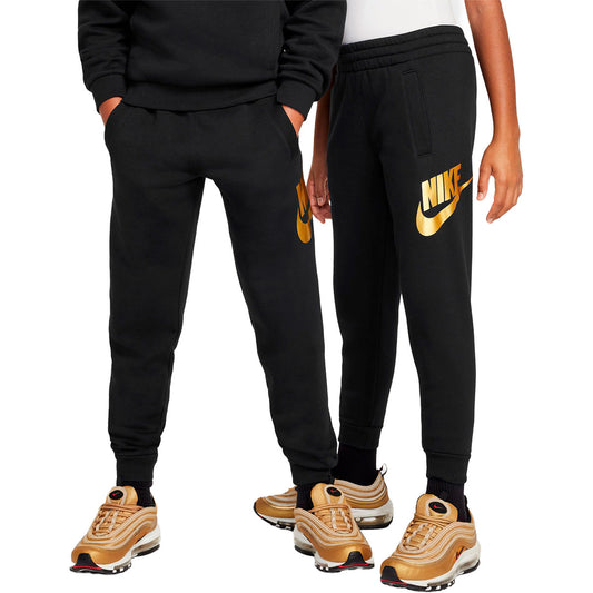 Nike Pants Club Fleece Jogger Gold Black/ Metallic Gold (HQ0981-010) Kids
