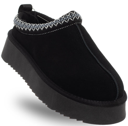 Women's shoes SOLO SOPRANI COUTURE SCW421P22/53 SABOT FUR BLACK Women