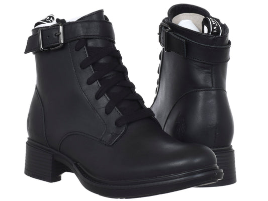 U.S. Polo Assn. Shoes BEGGY006 LTH BLK Ankle Boots (5971) Women