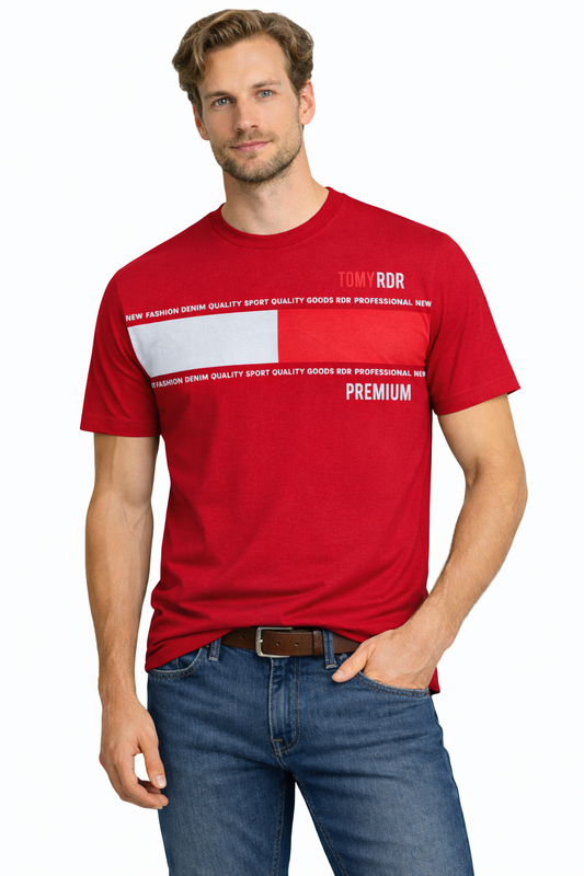 JUMPER T-SHIRT T-shirt Men's Red (9256) Men