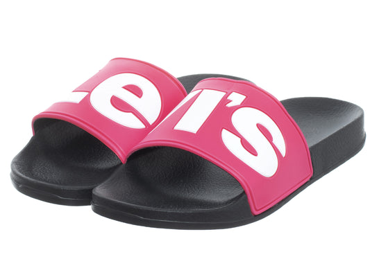 LEVI'S Slides Women's JUNE L LILAC BLACK (9460) Women