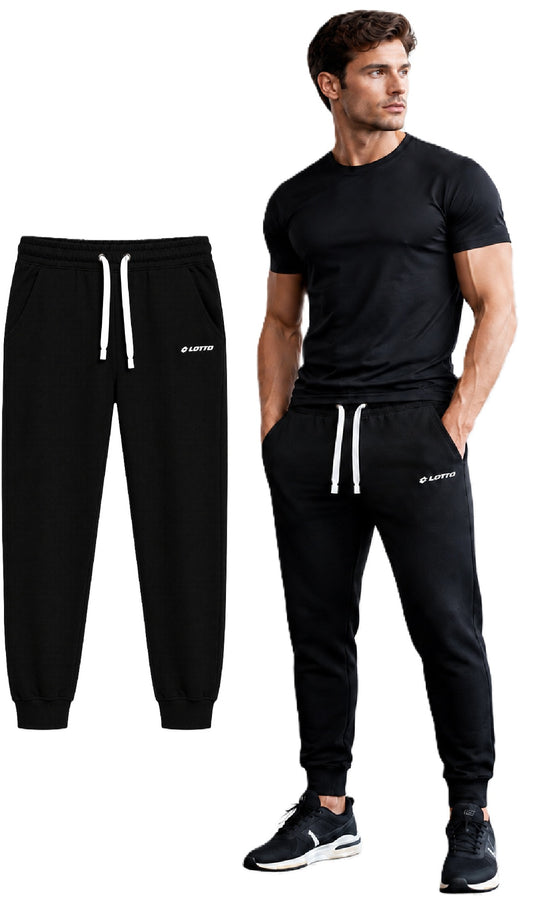LOTTO Trousers Jogger MPAX100002NET BLACK (10203) Men
