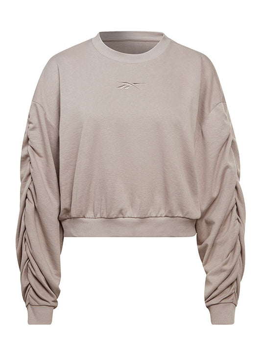 REEBOK CROP TOP SWEATSHIRT - S KNIT FASHION COVER UP H51846 Women