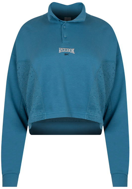 REEBOK VARSITY COVERUP SWEATSHIRT HS0369 Women