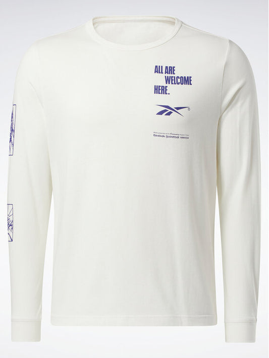 REEBOK - LONG SLEEVE BB BASKETBALL AAWH LS TEE HN5806 Men