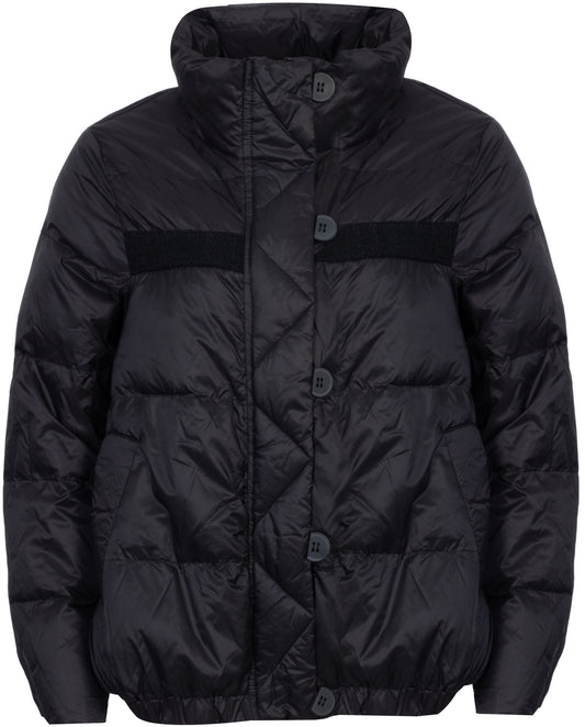 ROMEO GIGLI DOWN JACKET WITH HIGH COLLAR - 01W24 R05 / NERO Women