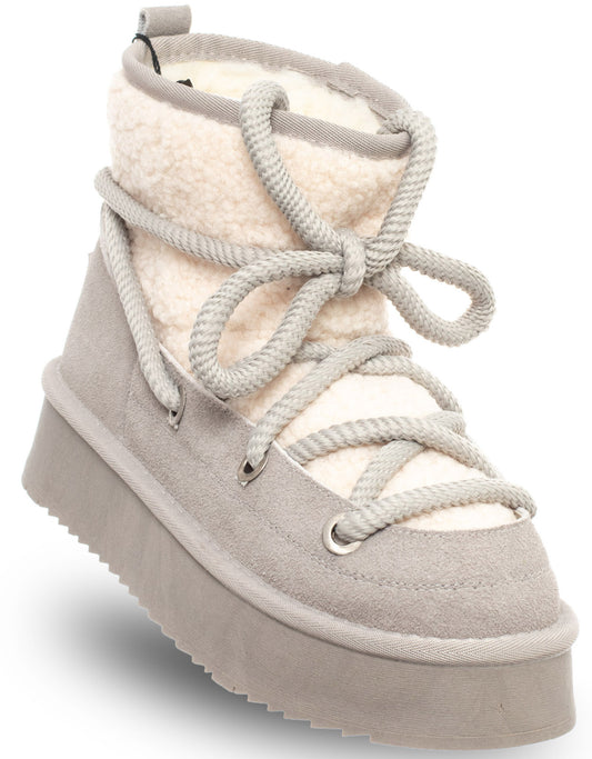 WOMEN'S LEATHER ANKLE BOOTS - SOLO SOPRANI COUTURE - SCW421P17/02 LUNAR ICE Women