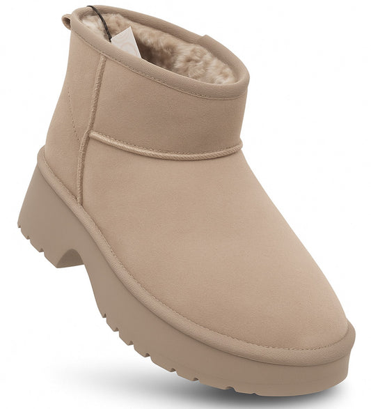 WOMEN'S LEATHER ANKLE BOOTS - SOLO SOPRANI COUTURE - SSW521P30/03 LEA SUEDE Women