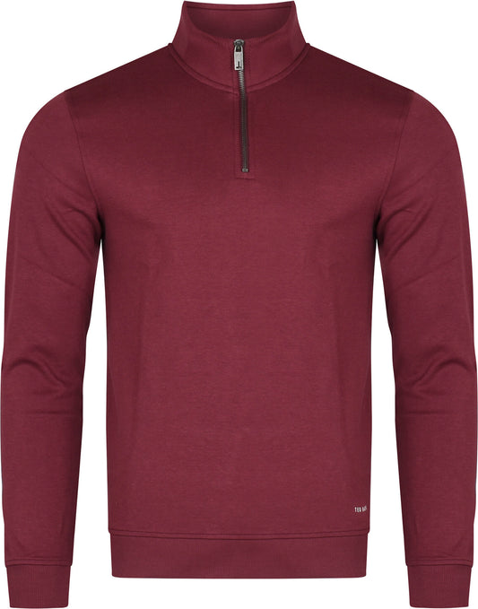 TED BAKER LONDON SWEATSHIRT 273492 MAROON ANTRAM Men