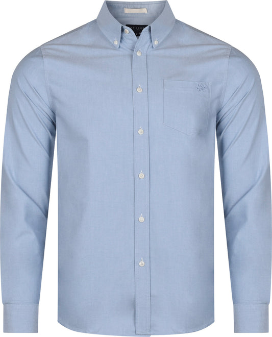 TED BAKER LONDON SHIRT 264757 BLUE PAPLET Men