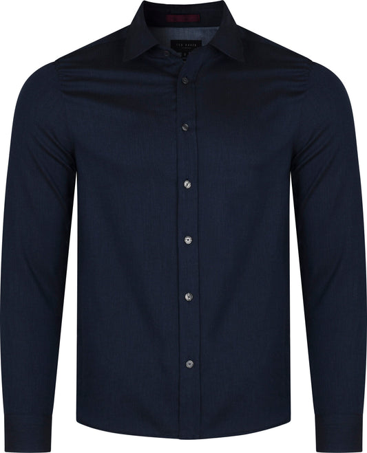 TED BAKER LONDON SHIRT 272031 NAVY CROTONE Men