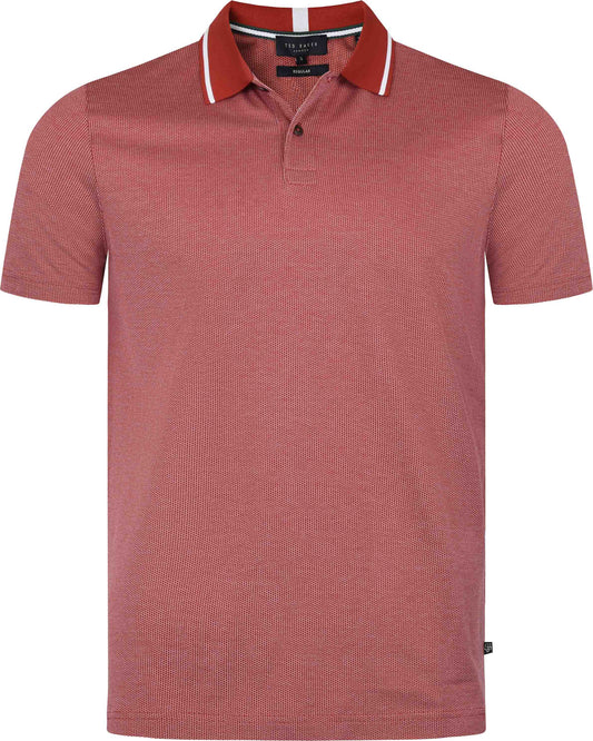 TED BAKER LONDON POLO SHIRT 261464 DK-RED ARTS Men