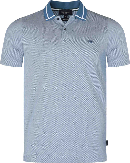 TED BAKER LONDON POLO SHIRT 271172 TEAL-BLUE GINALD Men